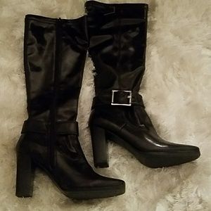 Stylish heeled boots